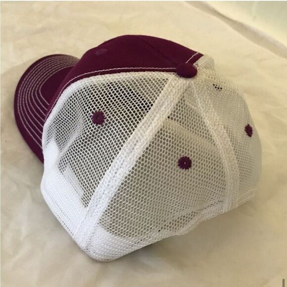 Ouray Angel Fire Resort Maroon Trucker Hat - Picture 10 of 12